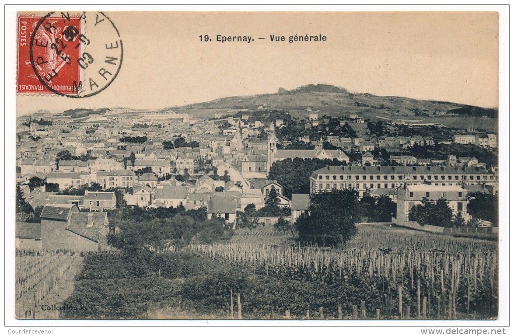 CPA - EPERNAY (Marne) - Vue générale