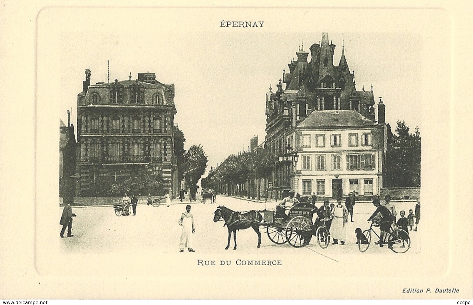 CPA Epernay Rue du Commerce