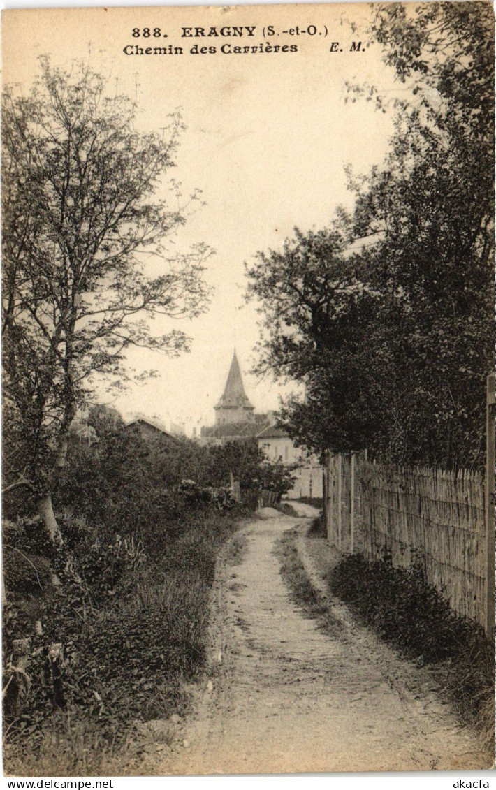 CPA Eragny Chemin des Carrieres FRANCE (1309590)