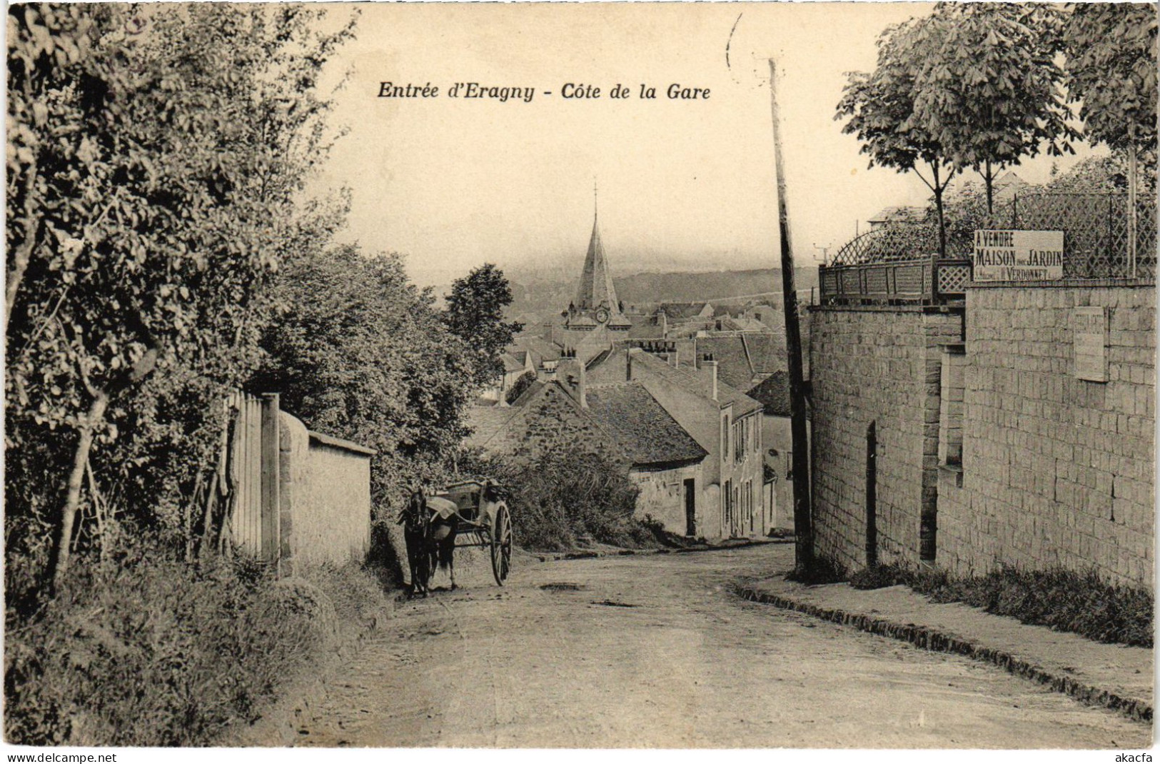 CPA Eragny Cote de la Gare FRANCE (1307797)