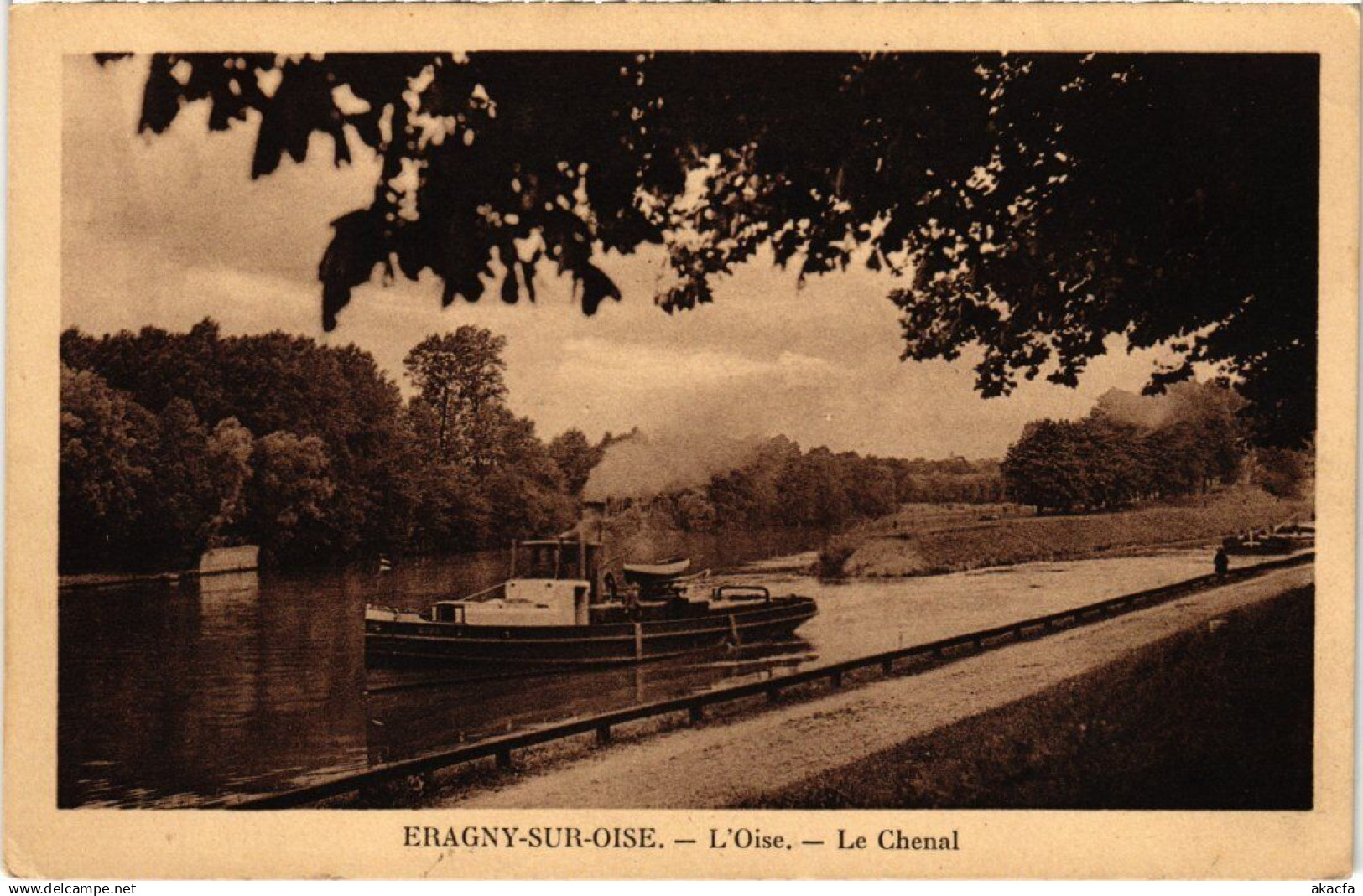 CPA Eragny L'Oise, Le Chenal FRANCE (1332655)