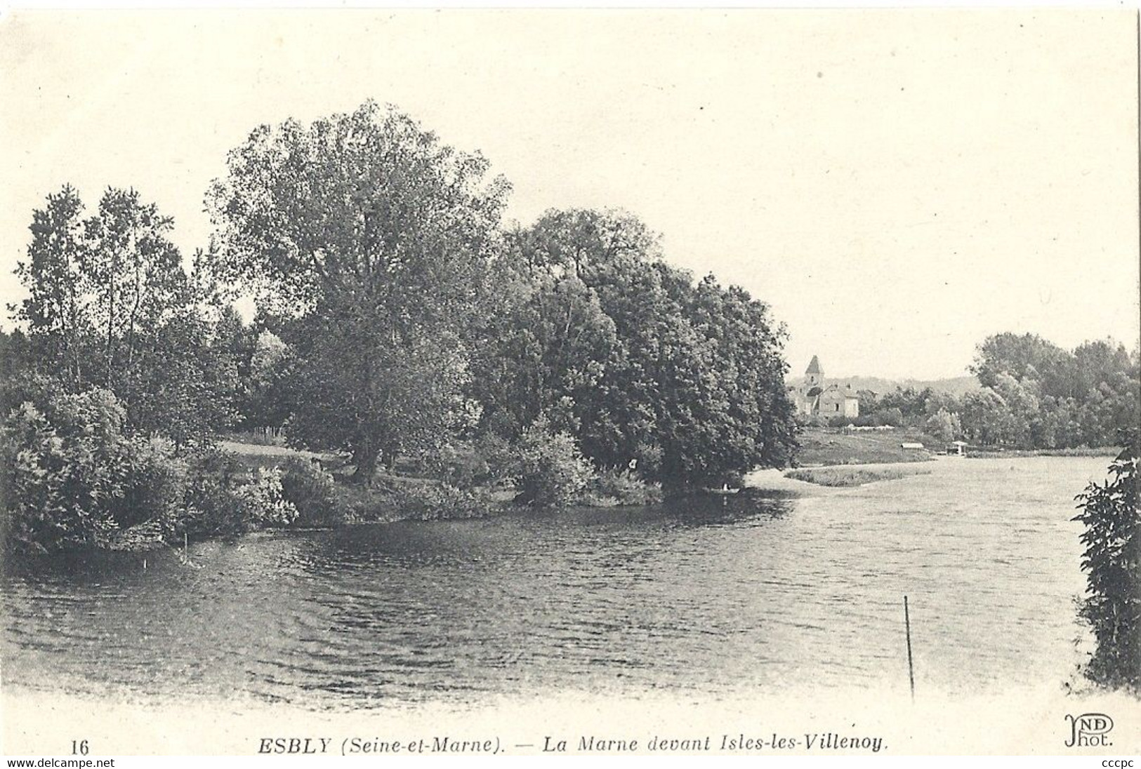 CPA Esbly Bords de la Marne