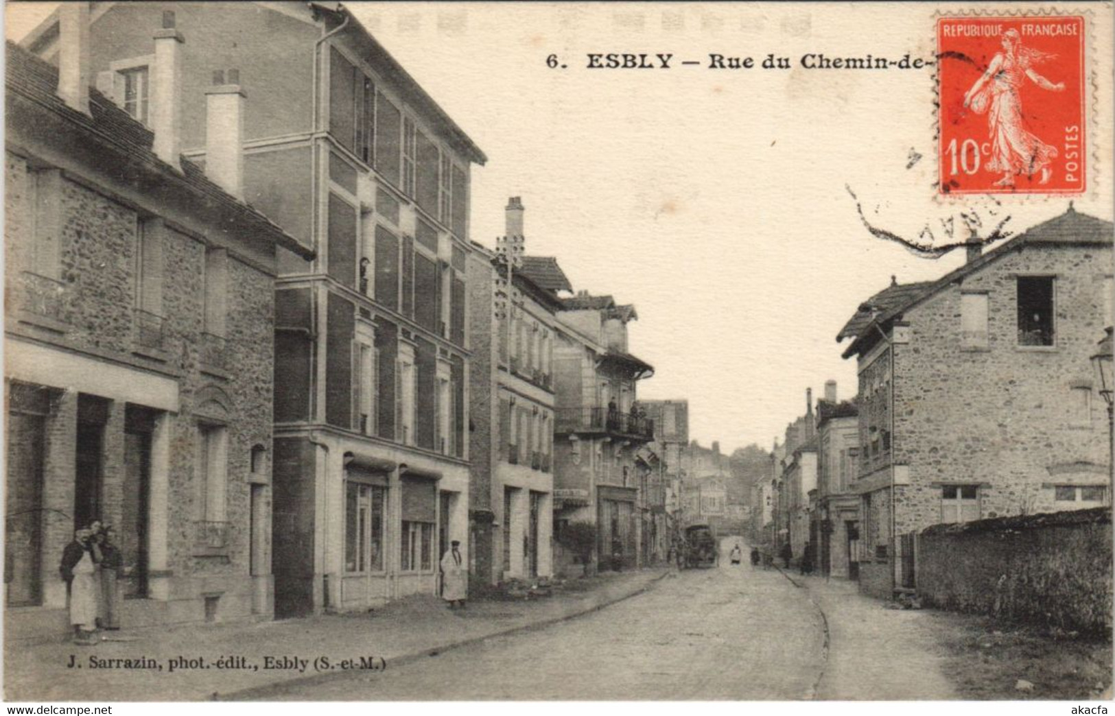 CPA ESBLY - Rue du Chemin (120044)