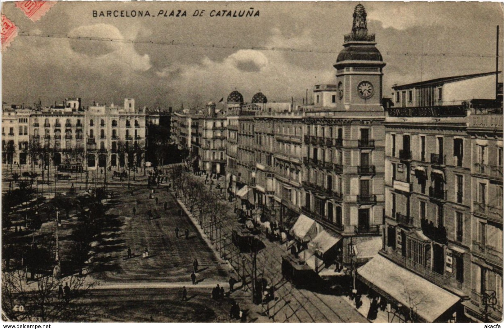 CPA Espagne Barcelona - Plaza de Cataluna (282362)