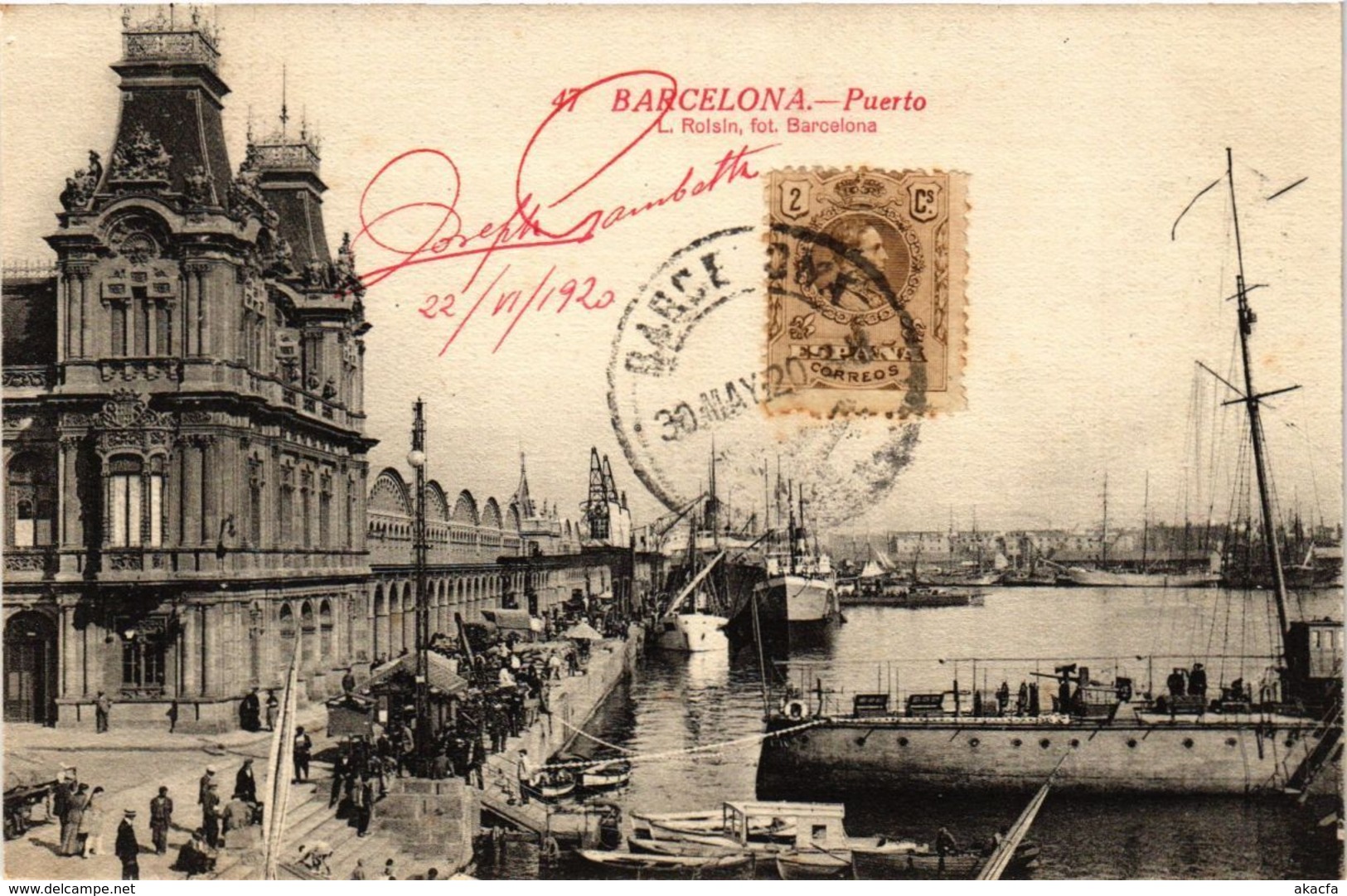 CPA Espagne Barcelona - Puerto (282403)