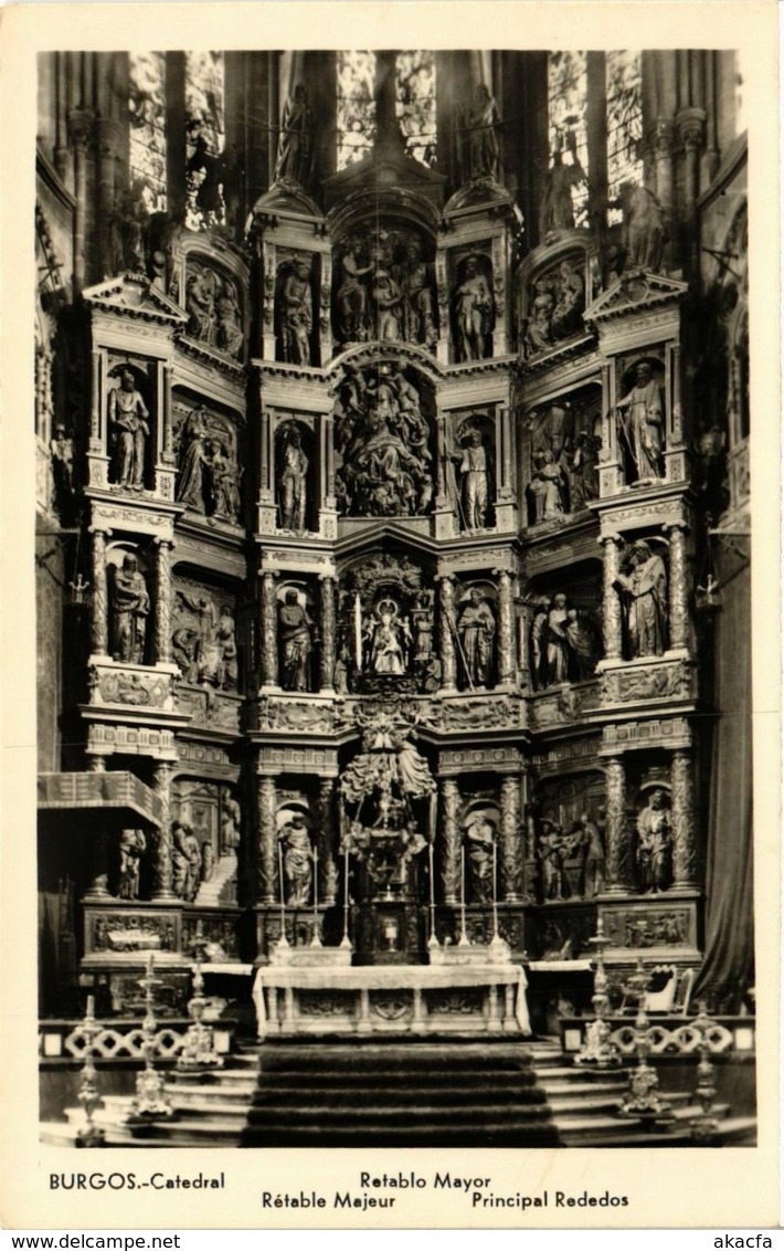 CPA Espagne Burgos-Catedral, Retablo Mayor (317938)