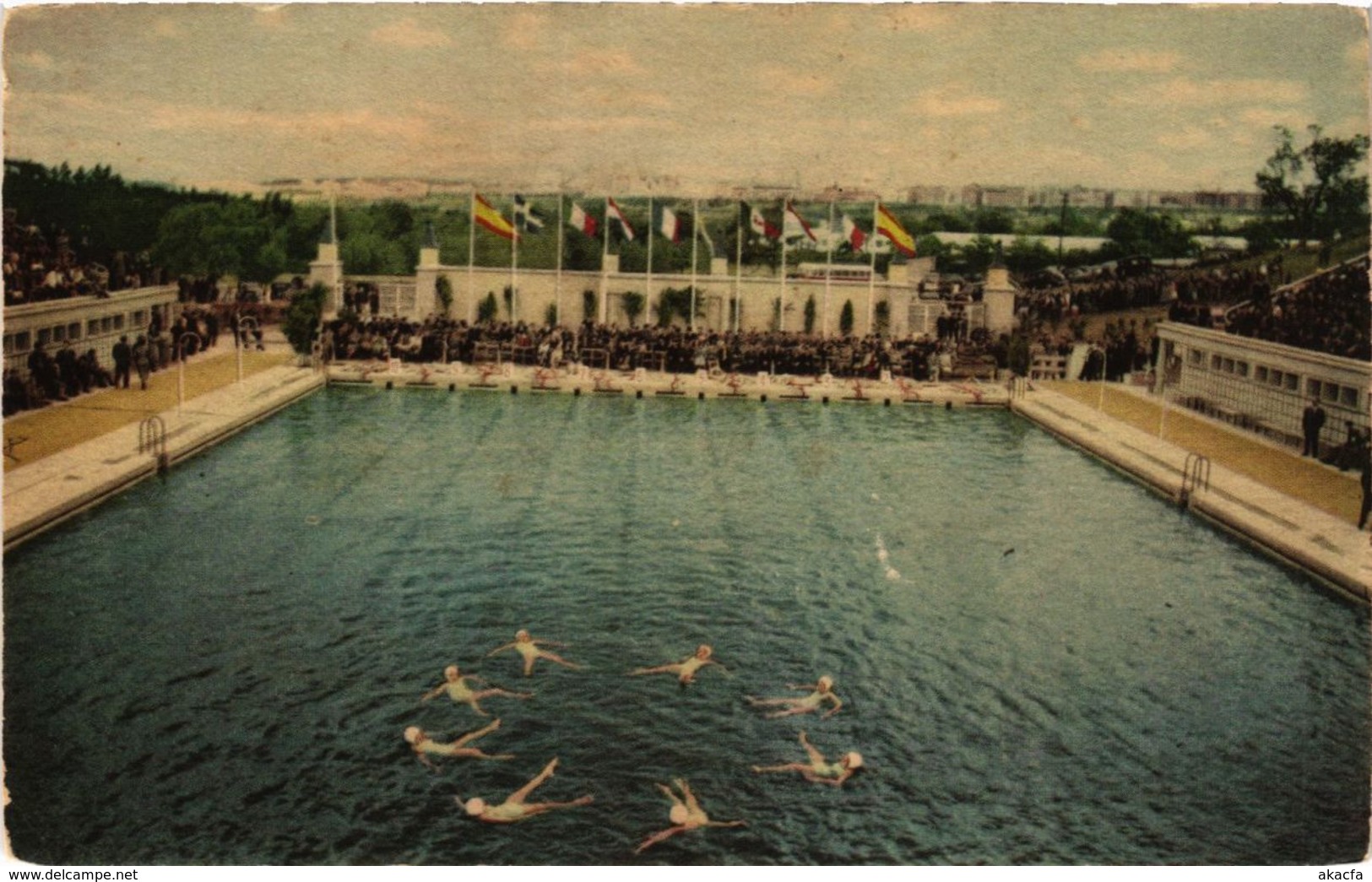 CPA Espagne Madrid - Piscina Municipal (282367)