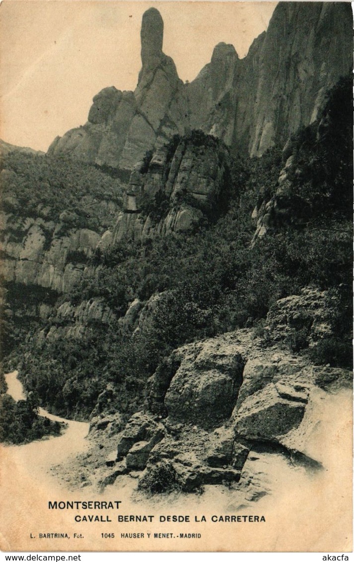 CPA Espagne Montserrat - Cavall Bernat desde la Carretera (282090)