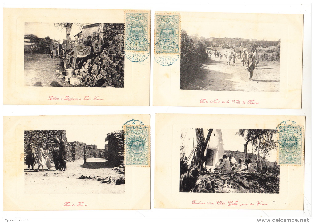 CPA ETHIOPIE - HARRAR - Lot de 7 cartes postales anciennes