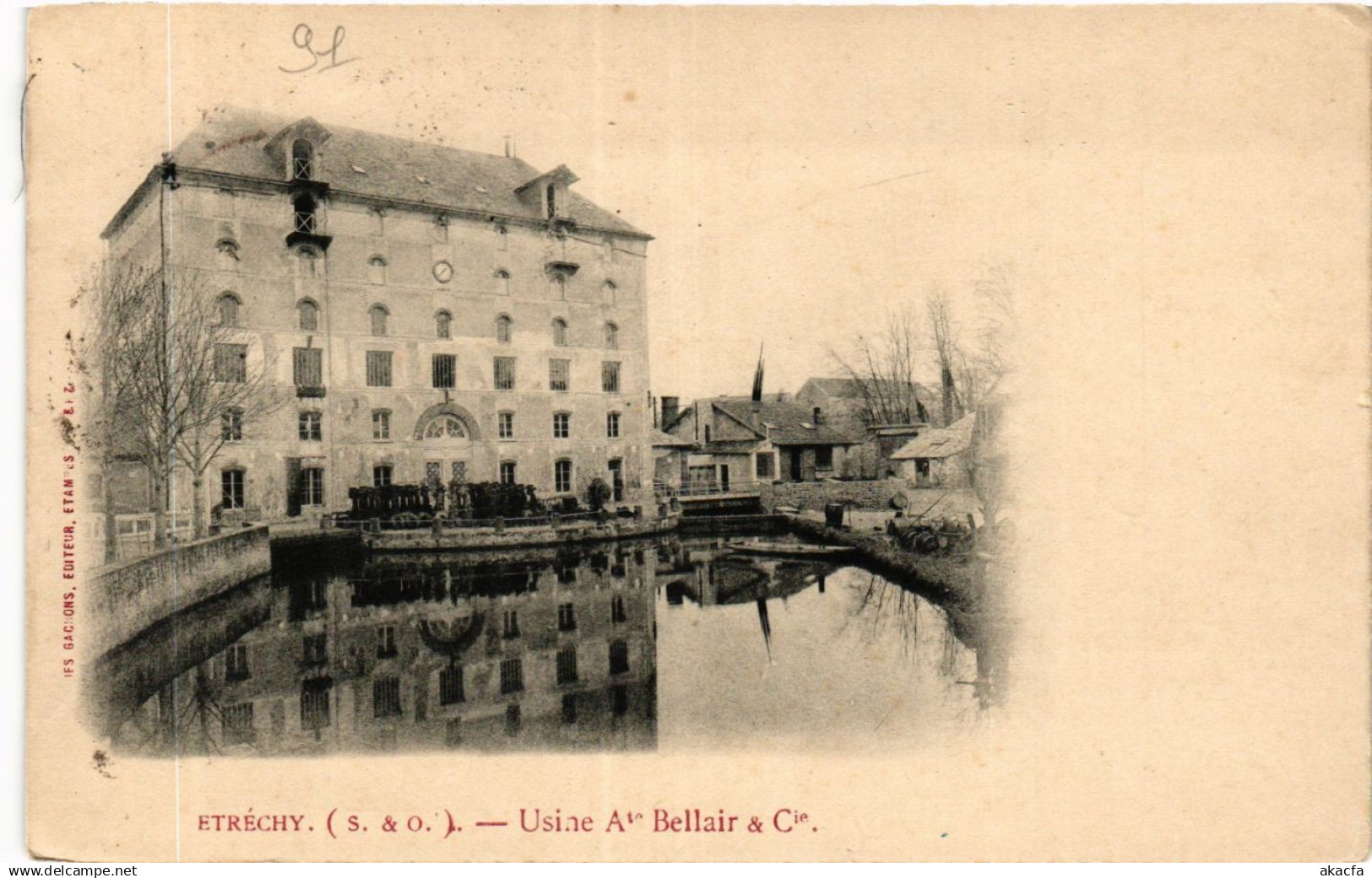 CPA ETRECHY - Usine Ate Bellair & Cie (384506)