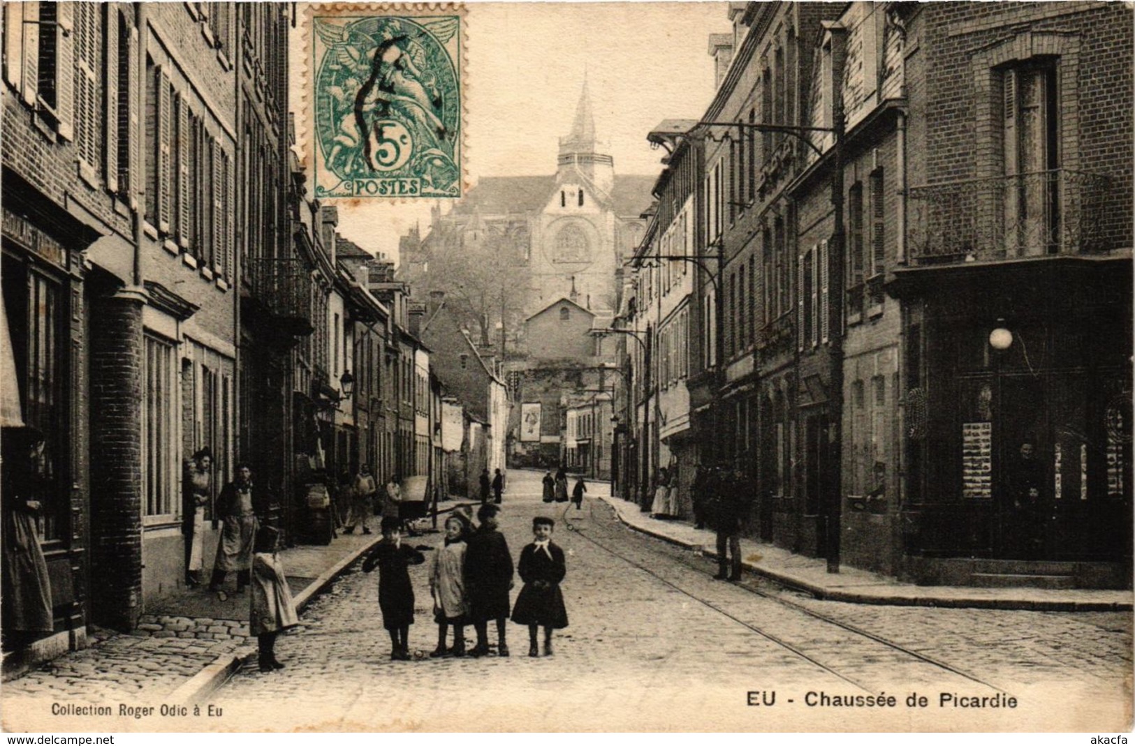 CPA EU Chaussée de Picardie (868923)