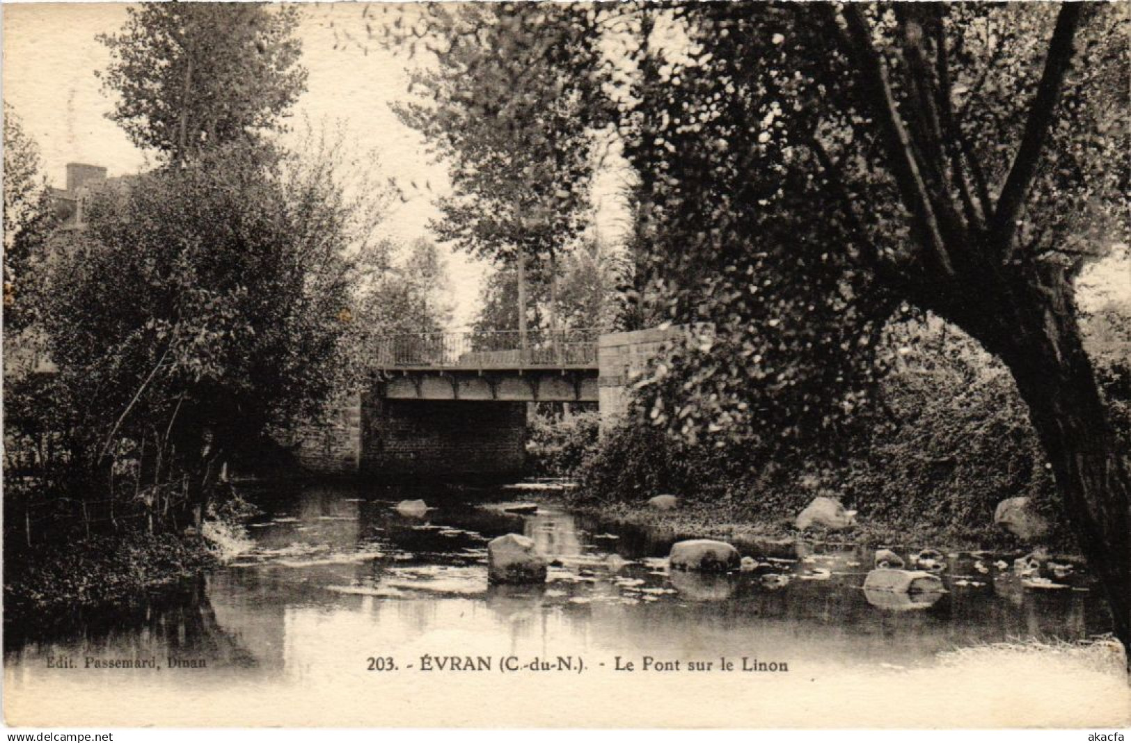 CPA EVRAN Le Pont sur le Linon (1294870)