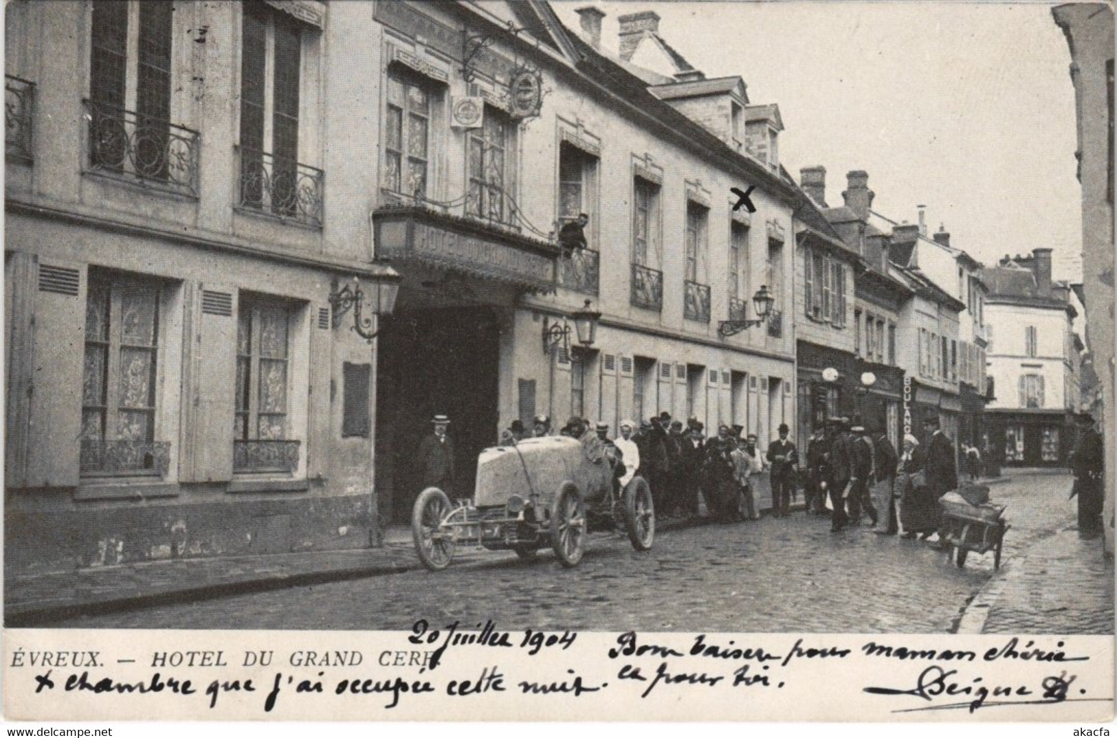 CPA EVREUX - Hotel du Grand Cerf (148416)