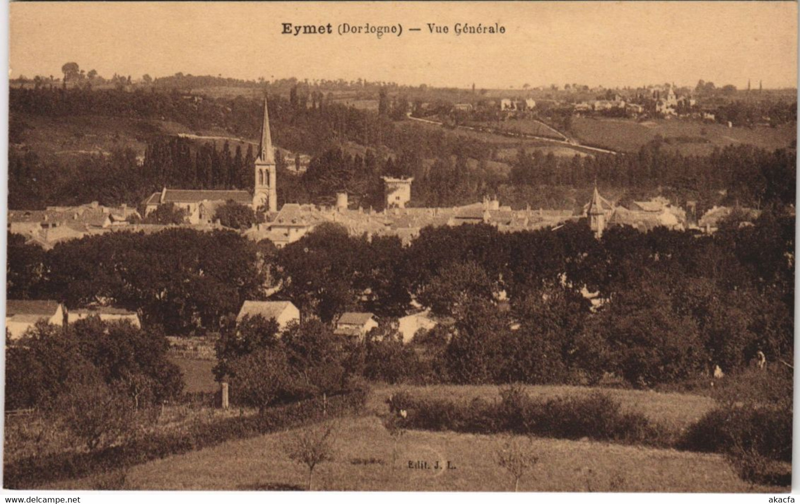 CPA Eymet - Vue Generale (1081597)