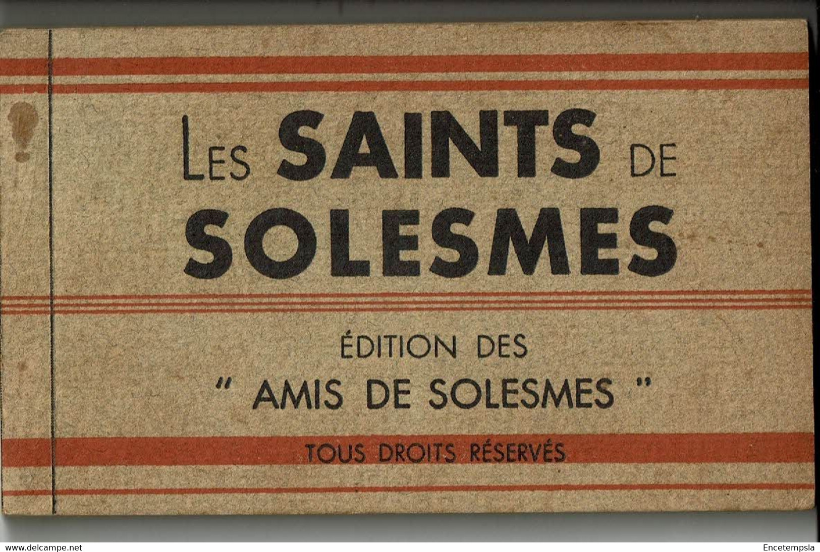 CPA-Fascicule de 20 cartes postales vierges France Solesmes -Les Saints de solesmes VM22400