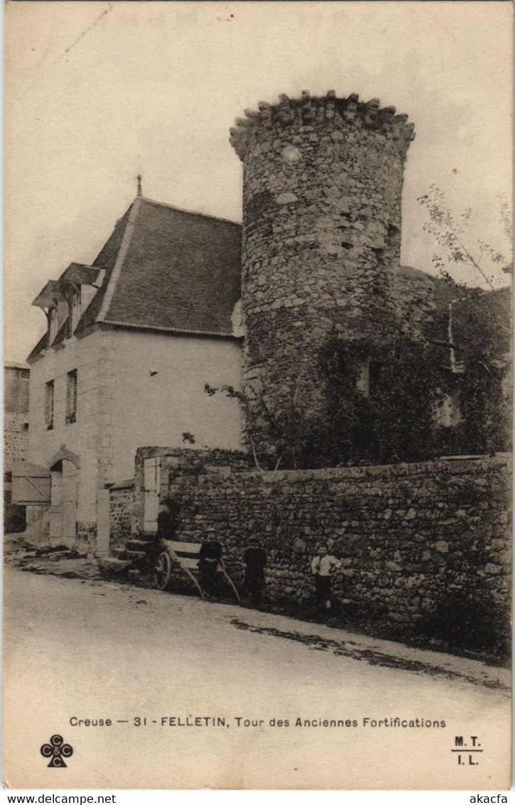 CPA Felletin Tour des Anciennes Fortifications FRANCE (1050573)