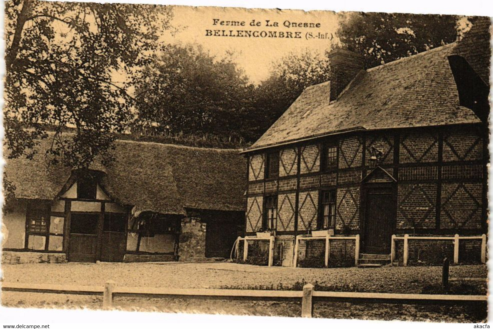 CPA Ferme de La Qnesne-Bellencombre (234823)