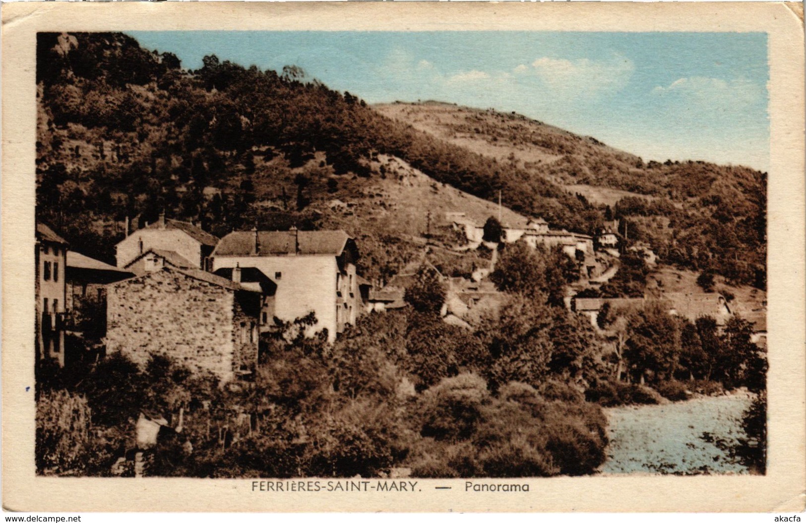 CPA Ferrieres St-Mary Panorama Cantal (101200)