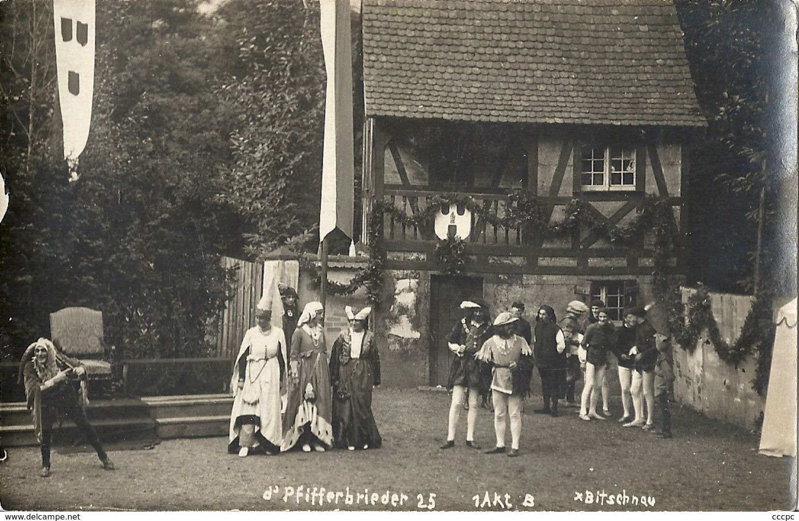 CPA Fête des Fifres de Bischwiller carte photo - Pfifferbrieder