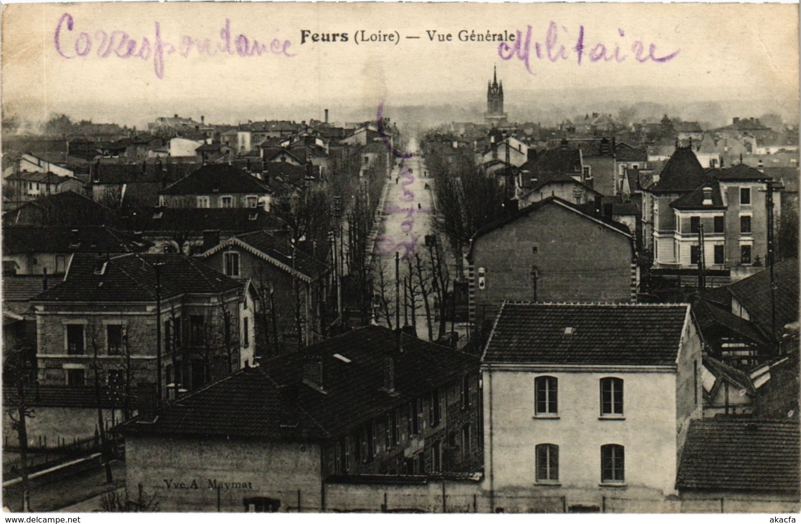 CPA Feurs - Vue Générale (111217)