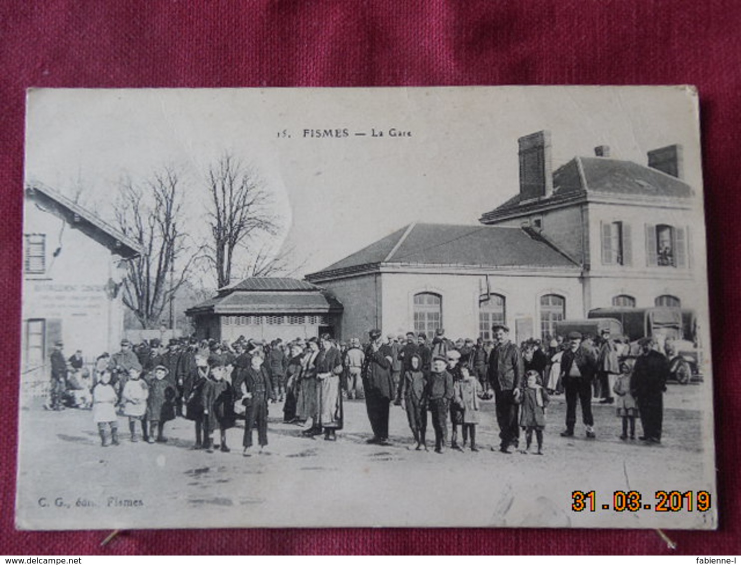 CPA - Fismes - La Gare