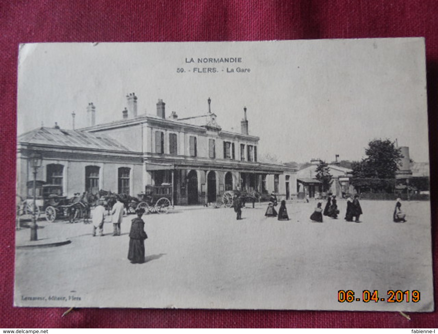 CPA - Flers - La Gare