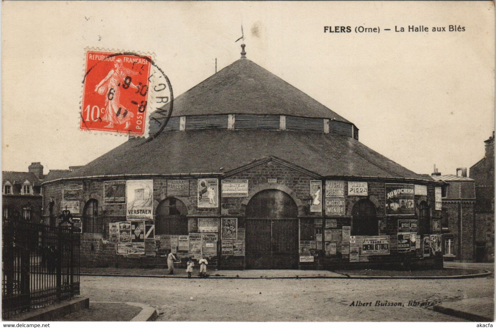 CPA FLERS La Halle aux Blés (978118)