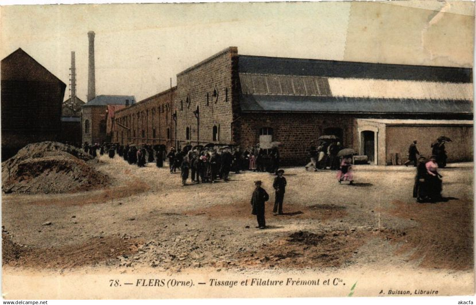 CPA Flers(orne) .- Tissage et filature fremont (195924)