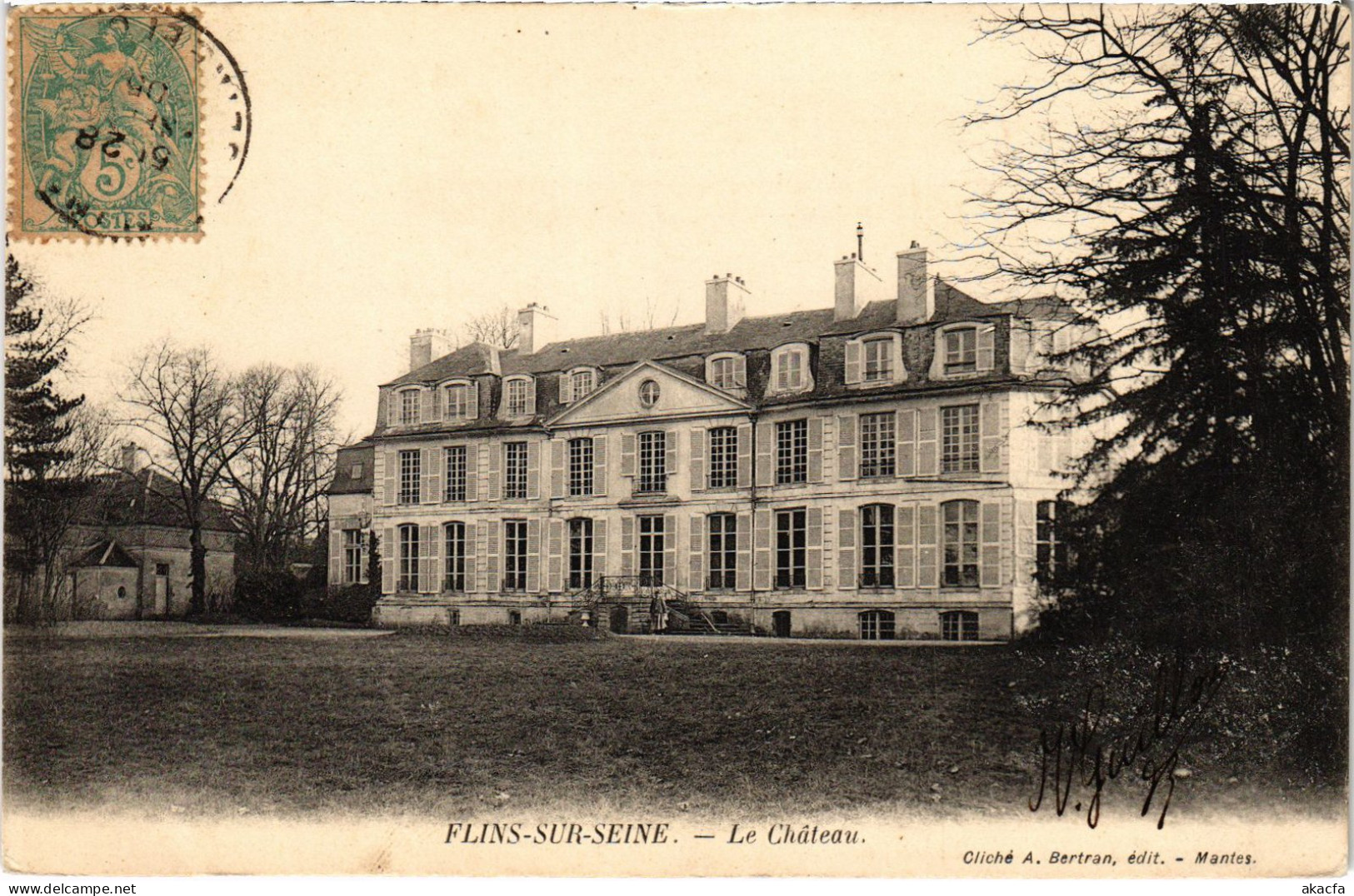 CPA FLINS-sur-SEINE Le Chateau (1412051)