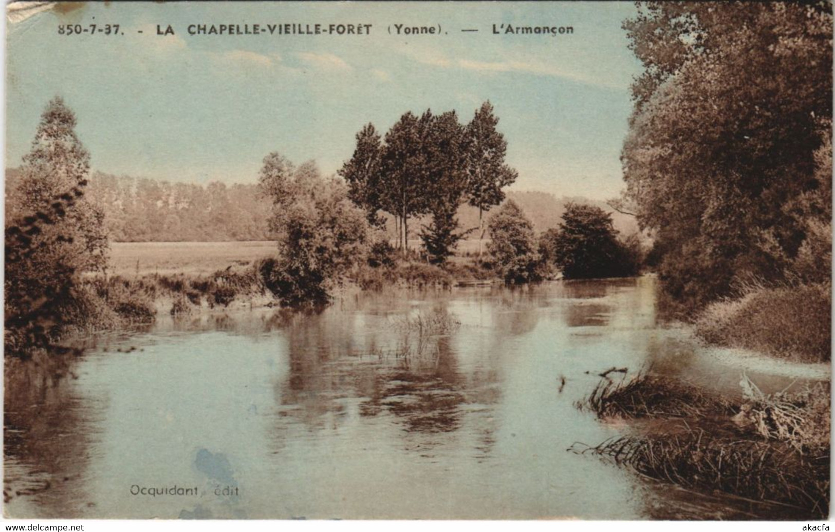 CPA FLOGNY-la-CHAPELLE LA CHAPELLE-VIEILLE-FORET - L'Armancon (1198096)