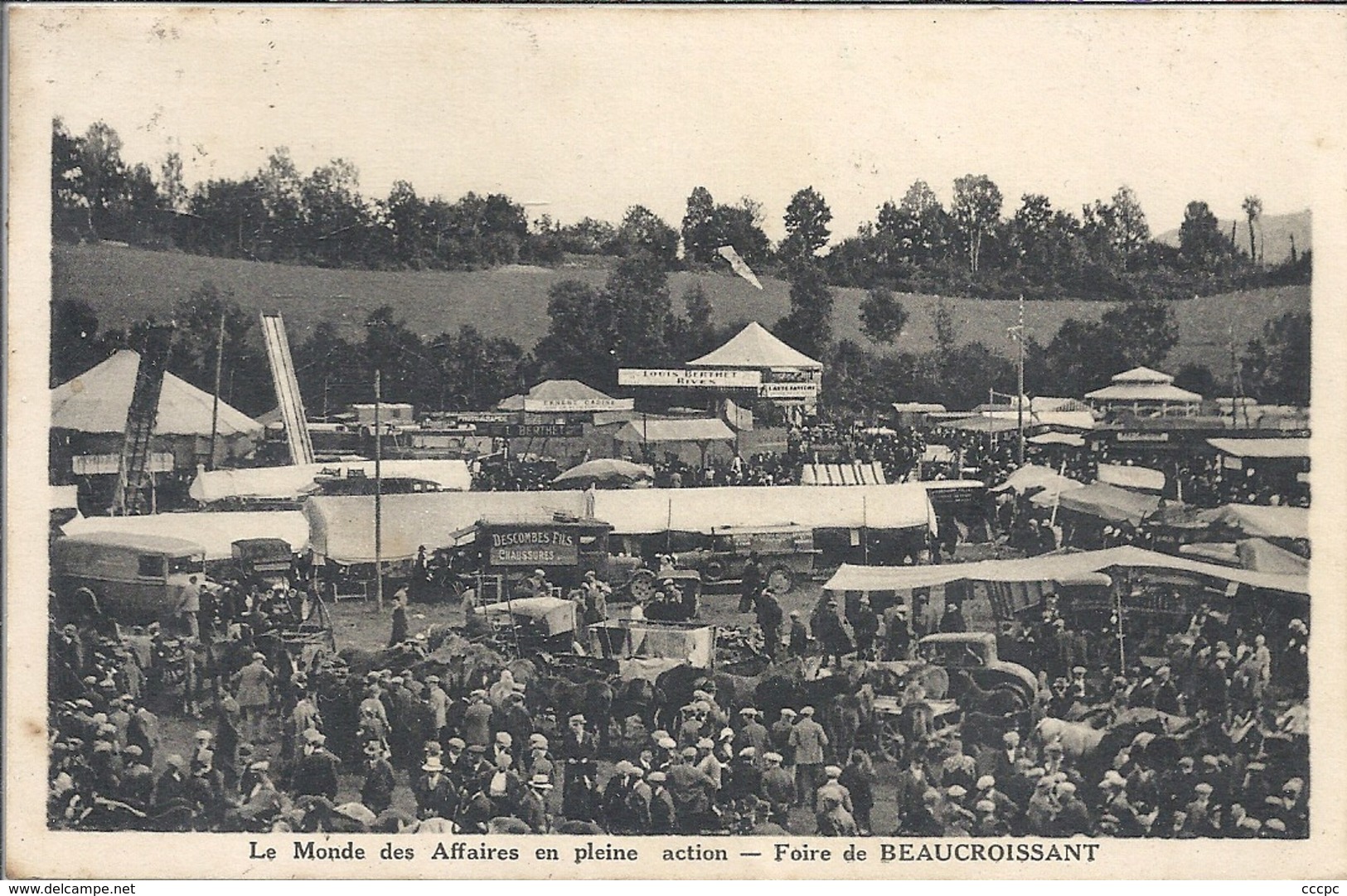 CPA Foire de Beaucroissant Le monde des affaires en pleine action