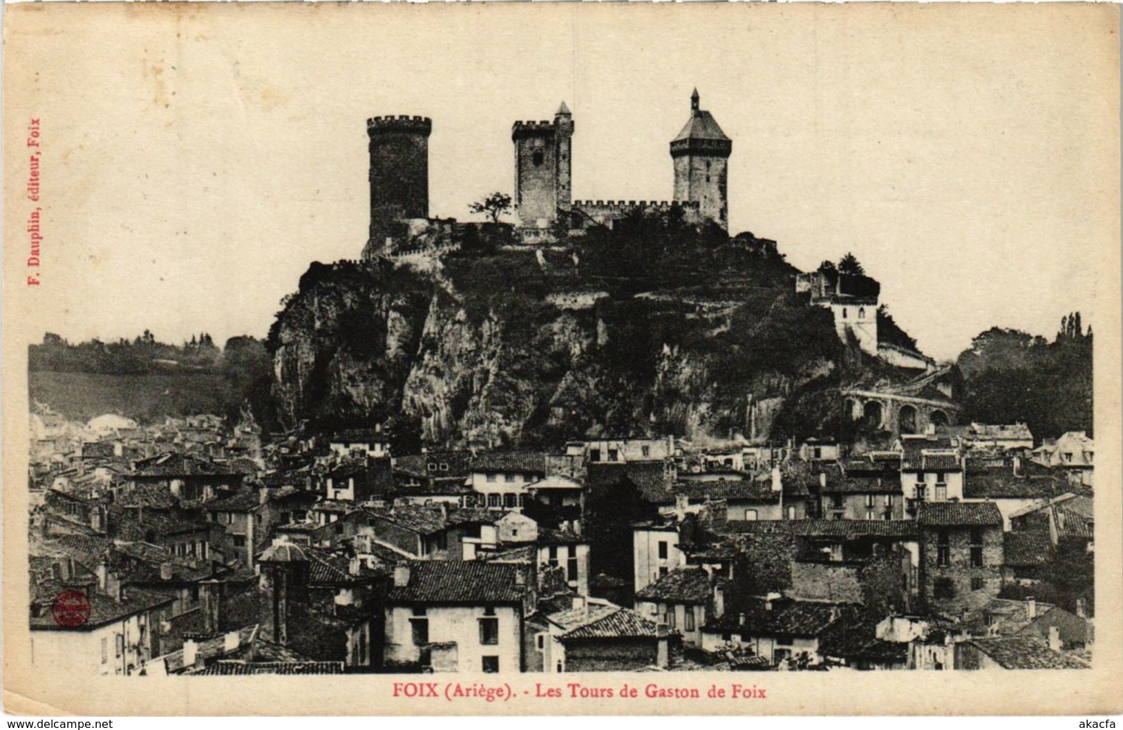 CPA Foix- Les Tours de Gaston de Foix FRANCE (1040186)