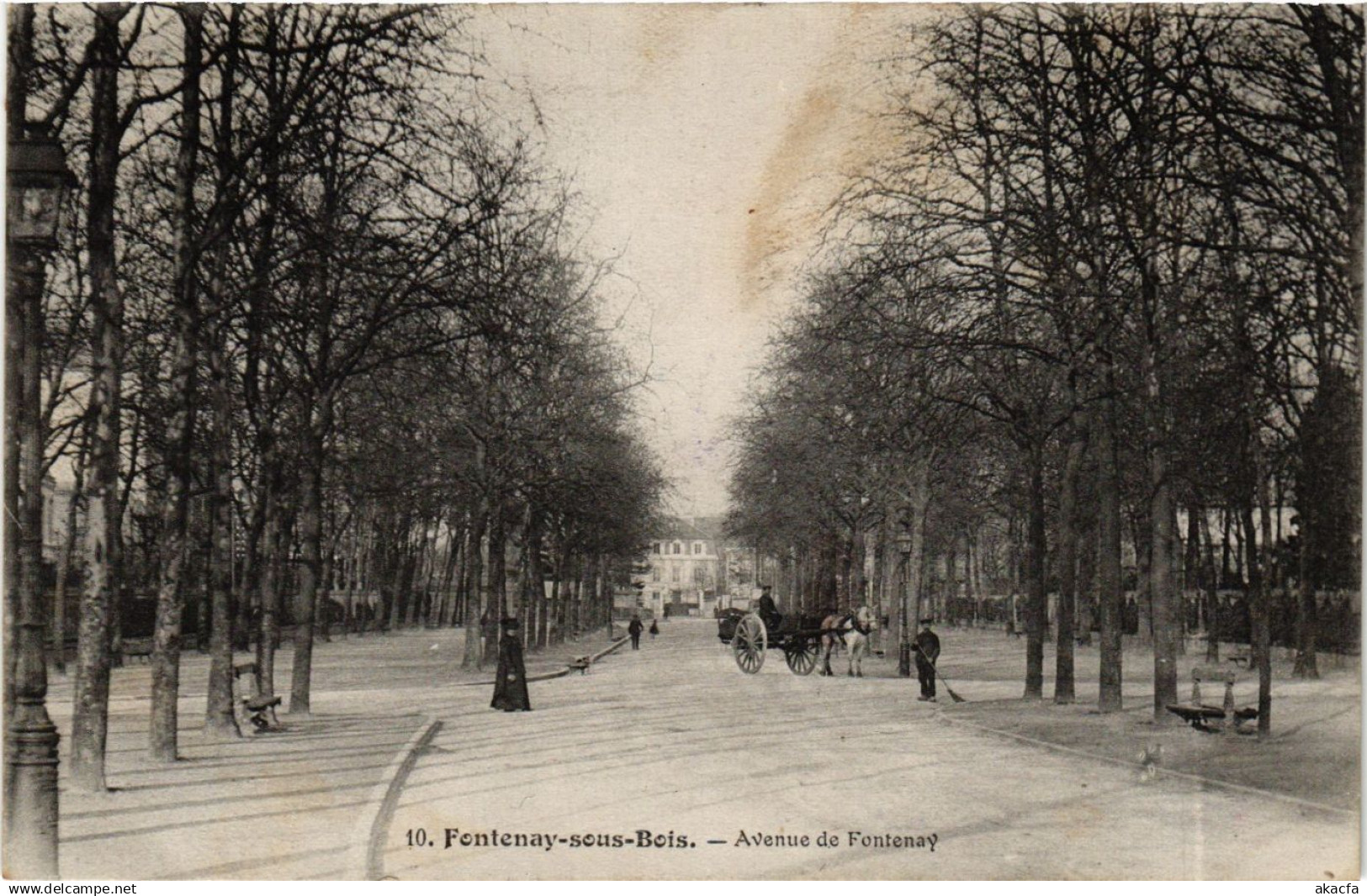 CPA FONTENAY-sous-BOIS - Avenue de FONTENAY (659564)