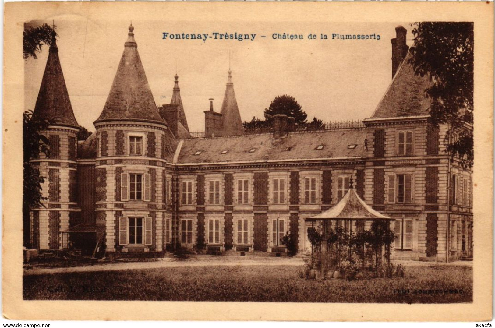 CPA Fontenay-Tresigny Chateau de la Plumasserie FRANCE (1289920)