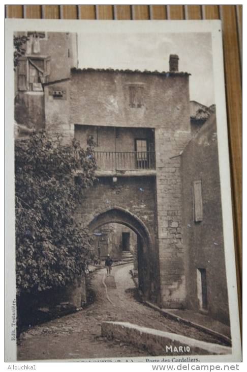 CPA :FORCALQUIER &gt; PORTE DES CORDELIERS  Alpes-de-Haute Provence 04