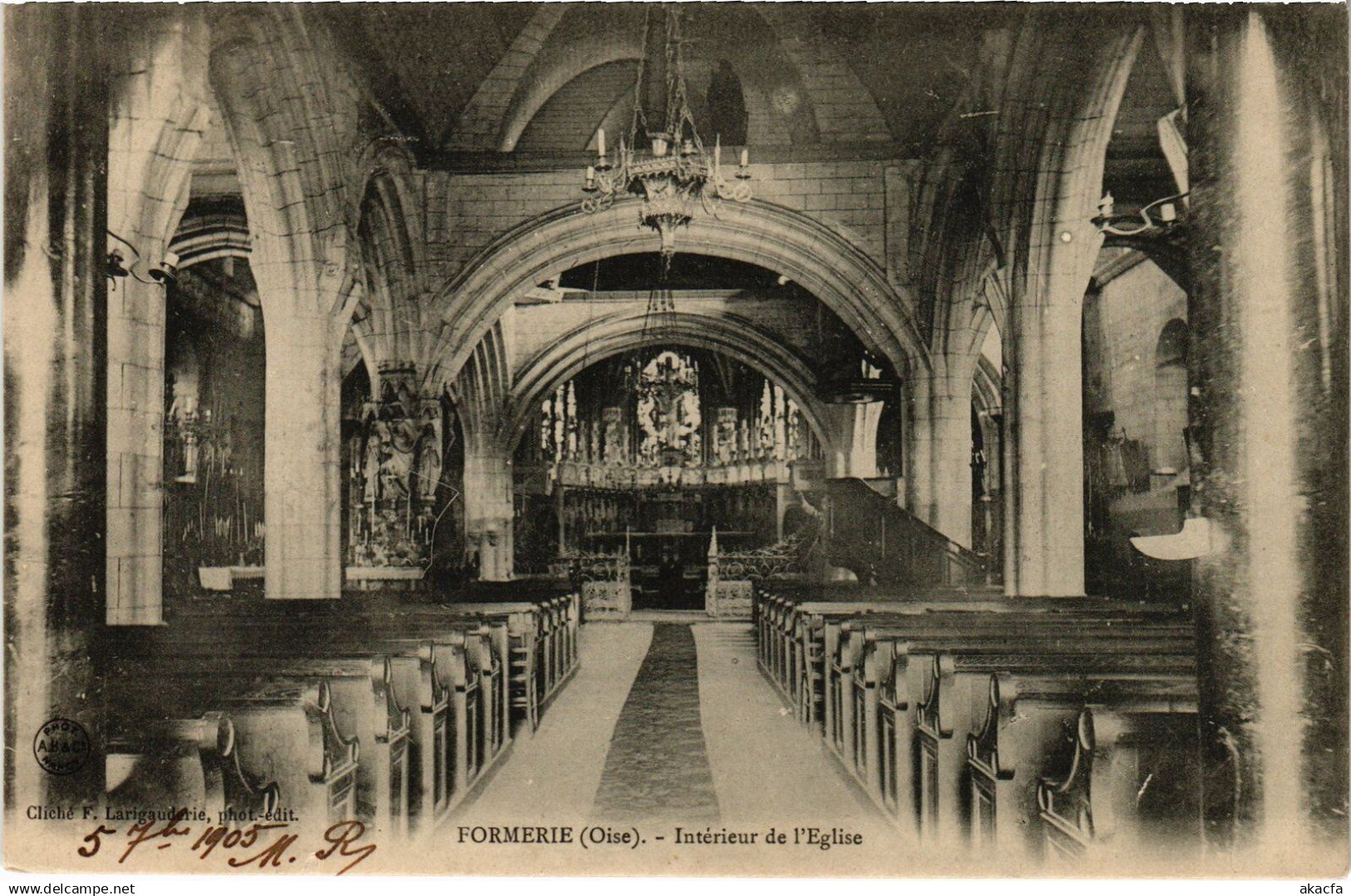 CPA Formerie Église interieur (1186109)