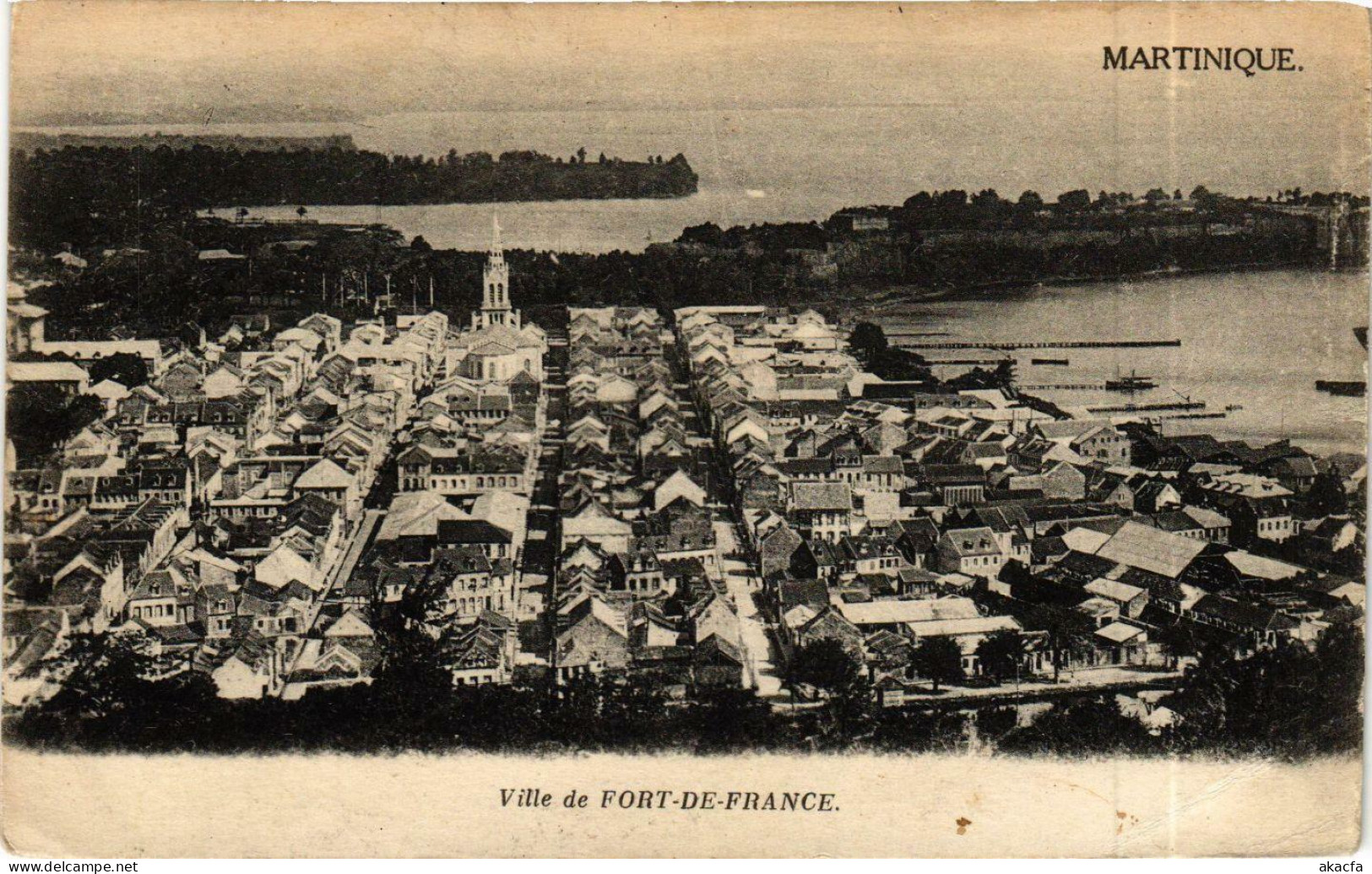 CPA Fort de France Ville de Fort de France MARTINIQUE (872232)