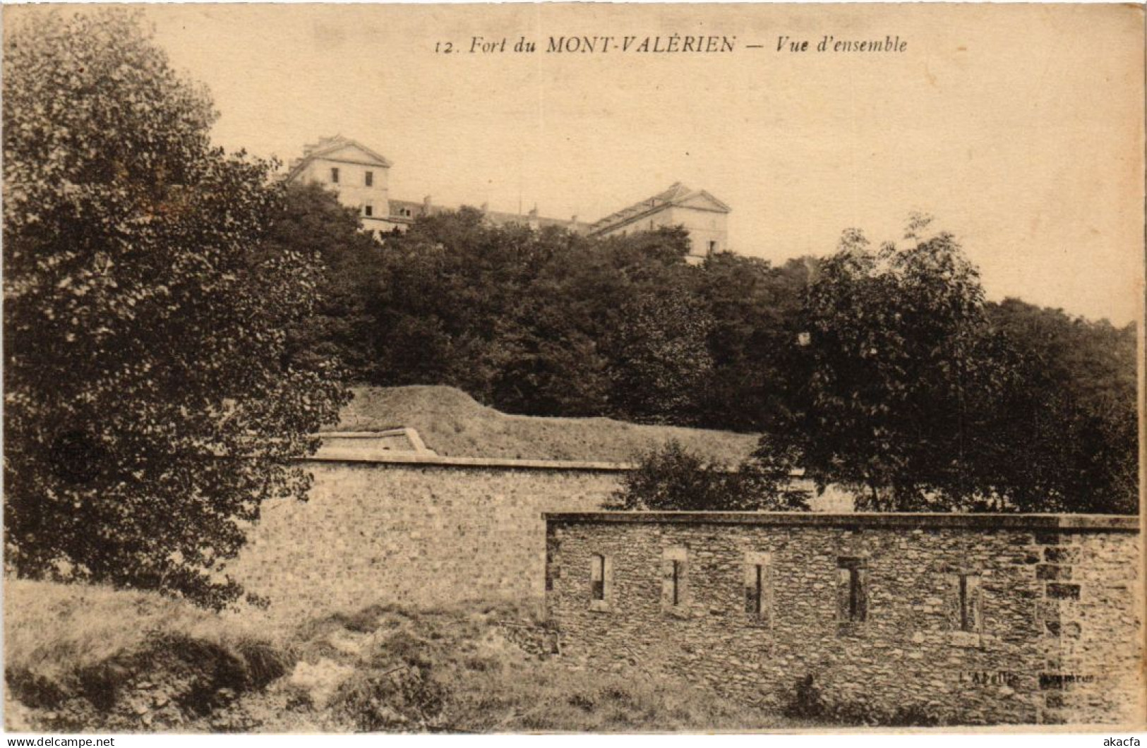 CPA Fort du Mont Valerien vue d'ensemble (1312905)