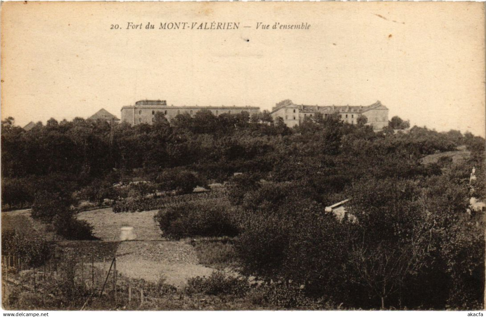 CPA Fort du Mont Valerien vue d'ensemble (1312907)