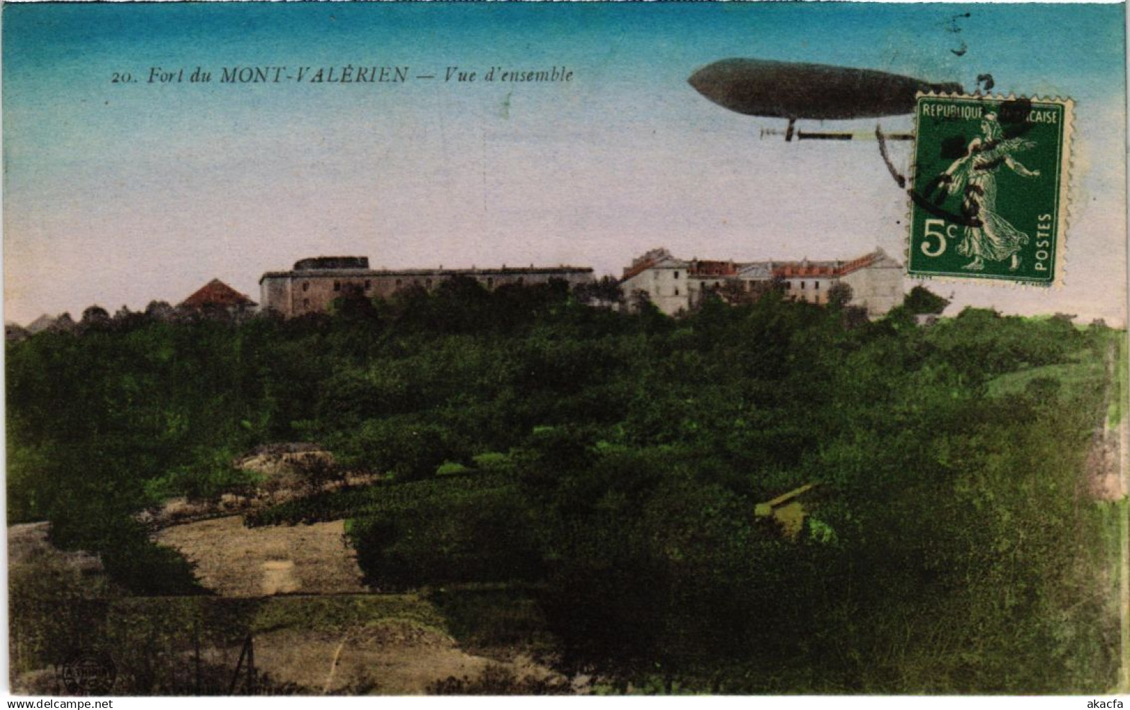 CPA Fort du Mont Valerien vue d'ensemble (1312996)