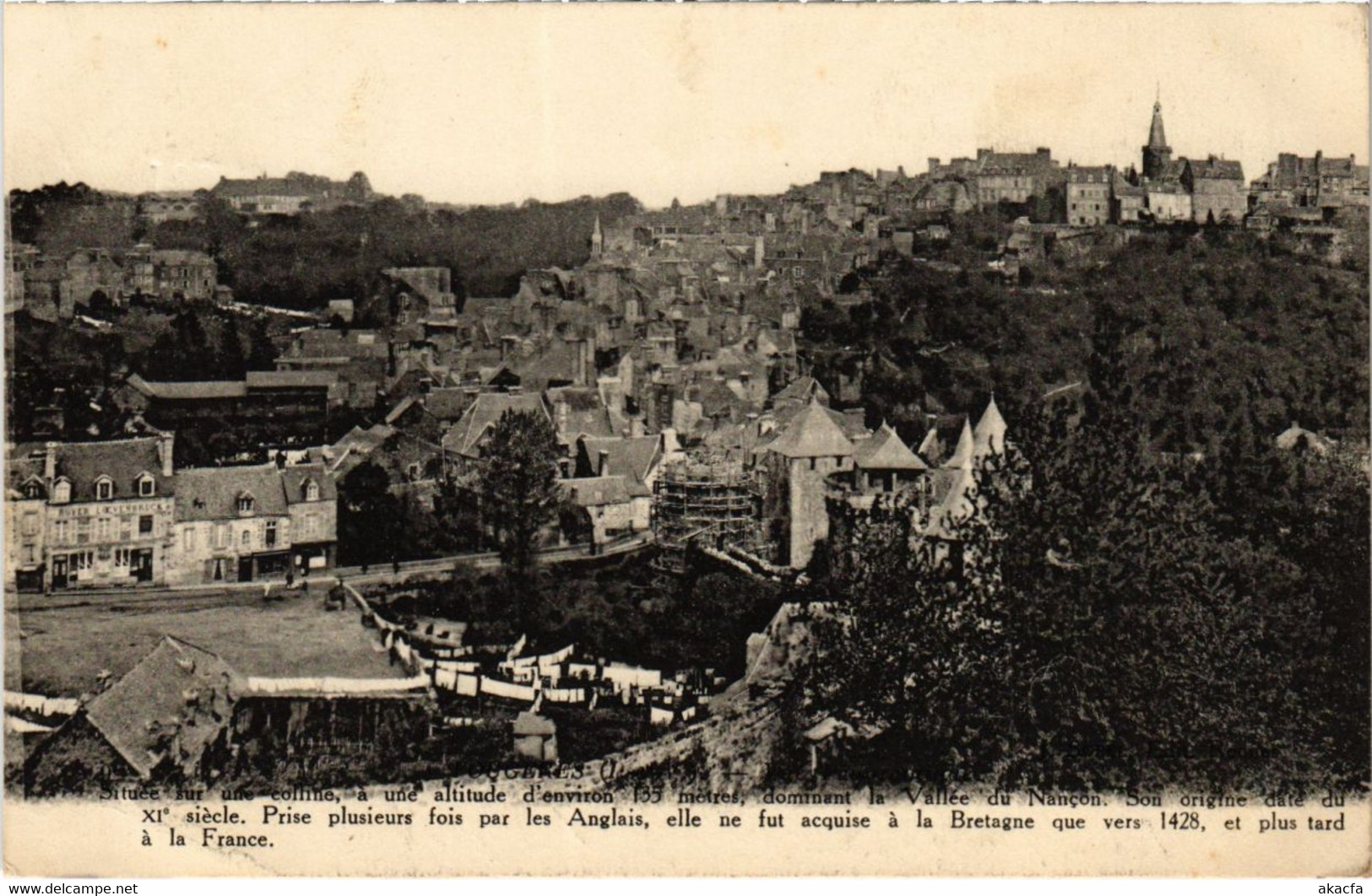 CPA Fougeres Vue Generale FRANCE (1015111)