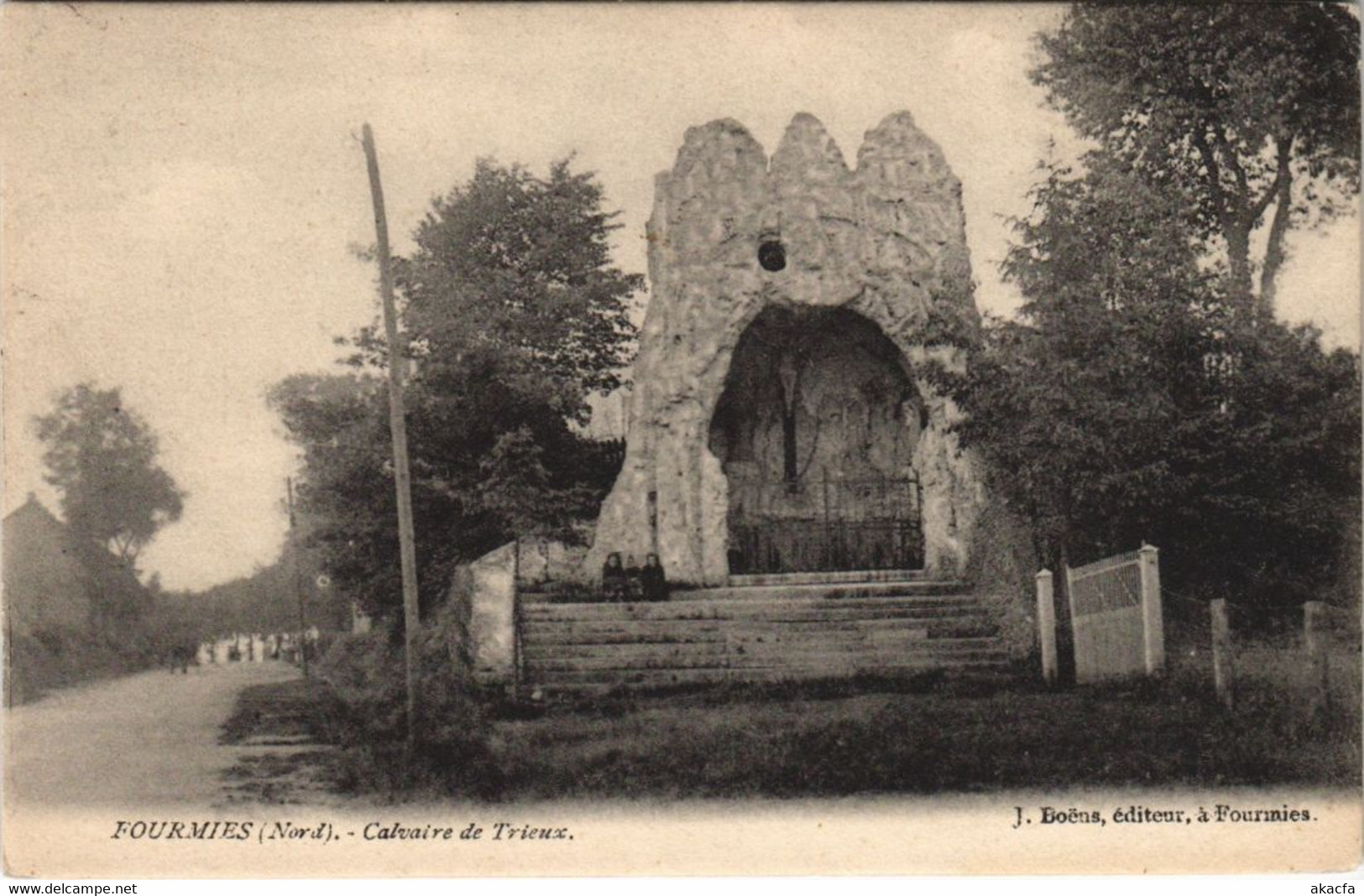 CPA FOURMIES - Calvaire de Trieux (136579)