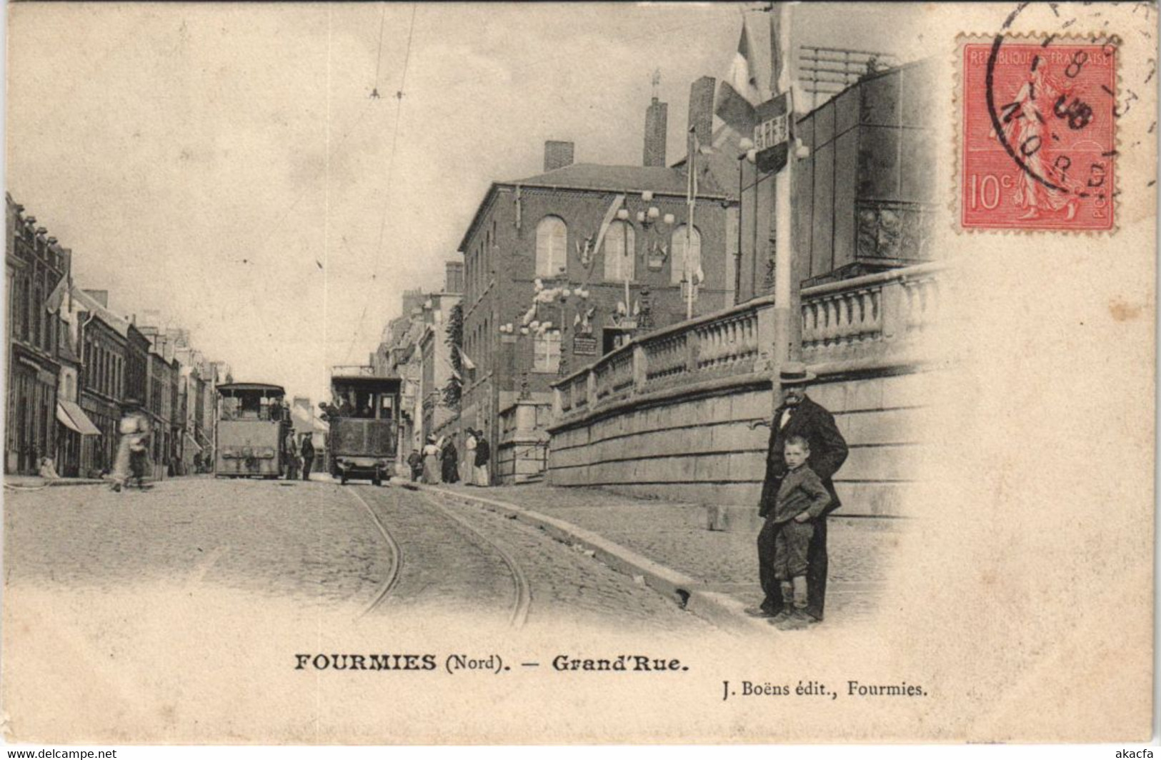 CPA FOURMIES - Grand Rue (136645)