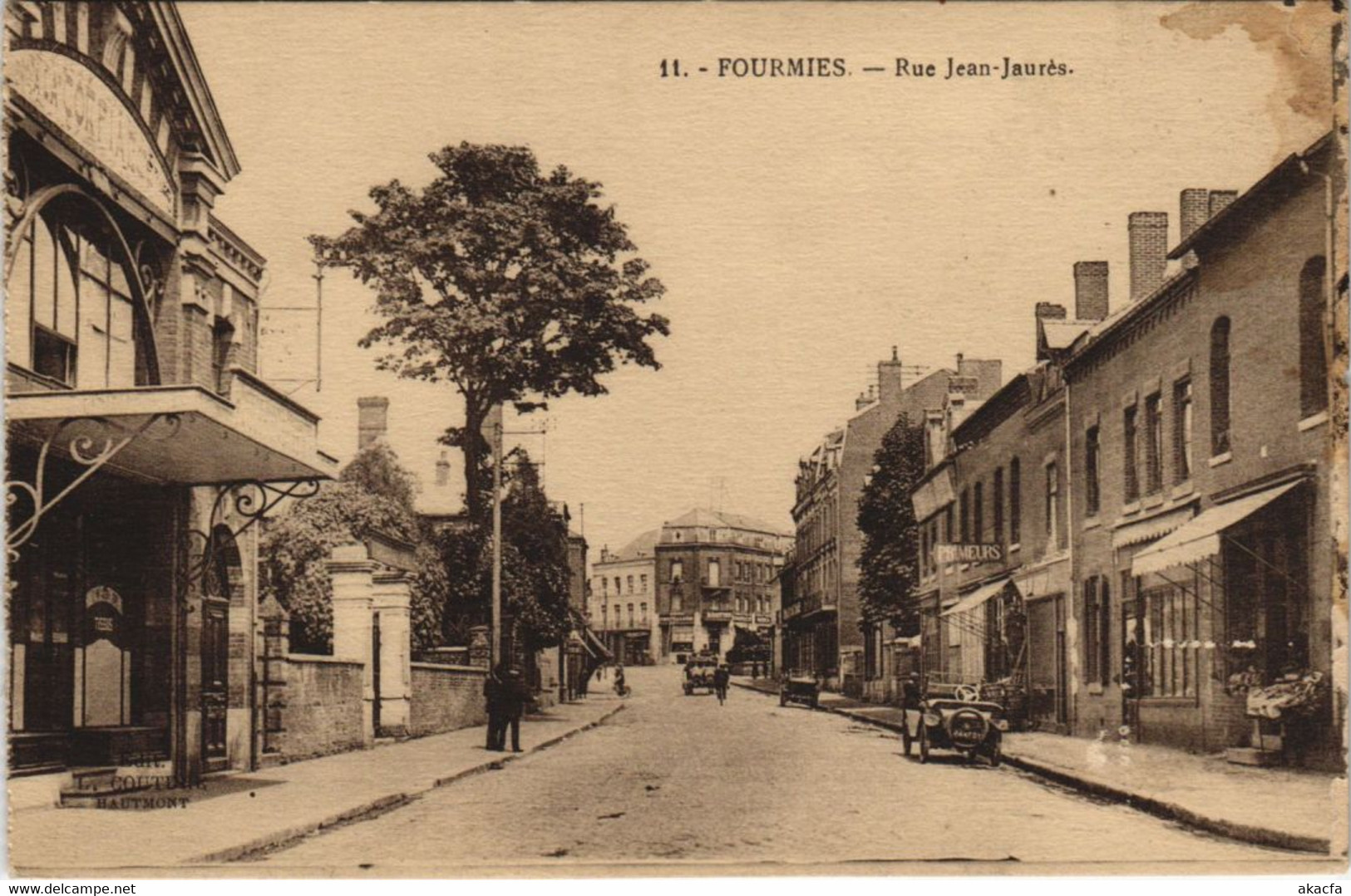 CPA FOURMIES - Rue Jean-Jaures (136614)