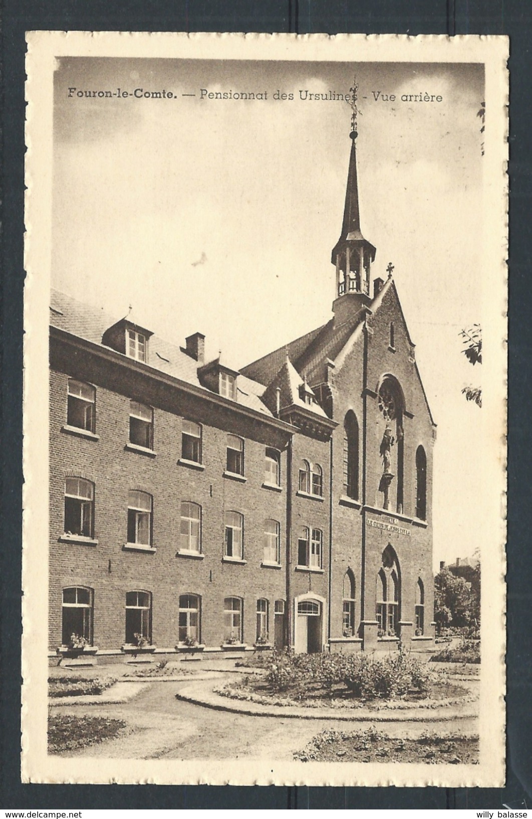 +++ CPA - FOURON LE COMTE - Pensionnat des Ursulines - Vue arrière  //