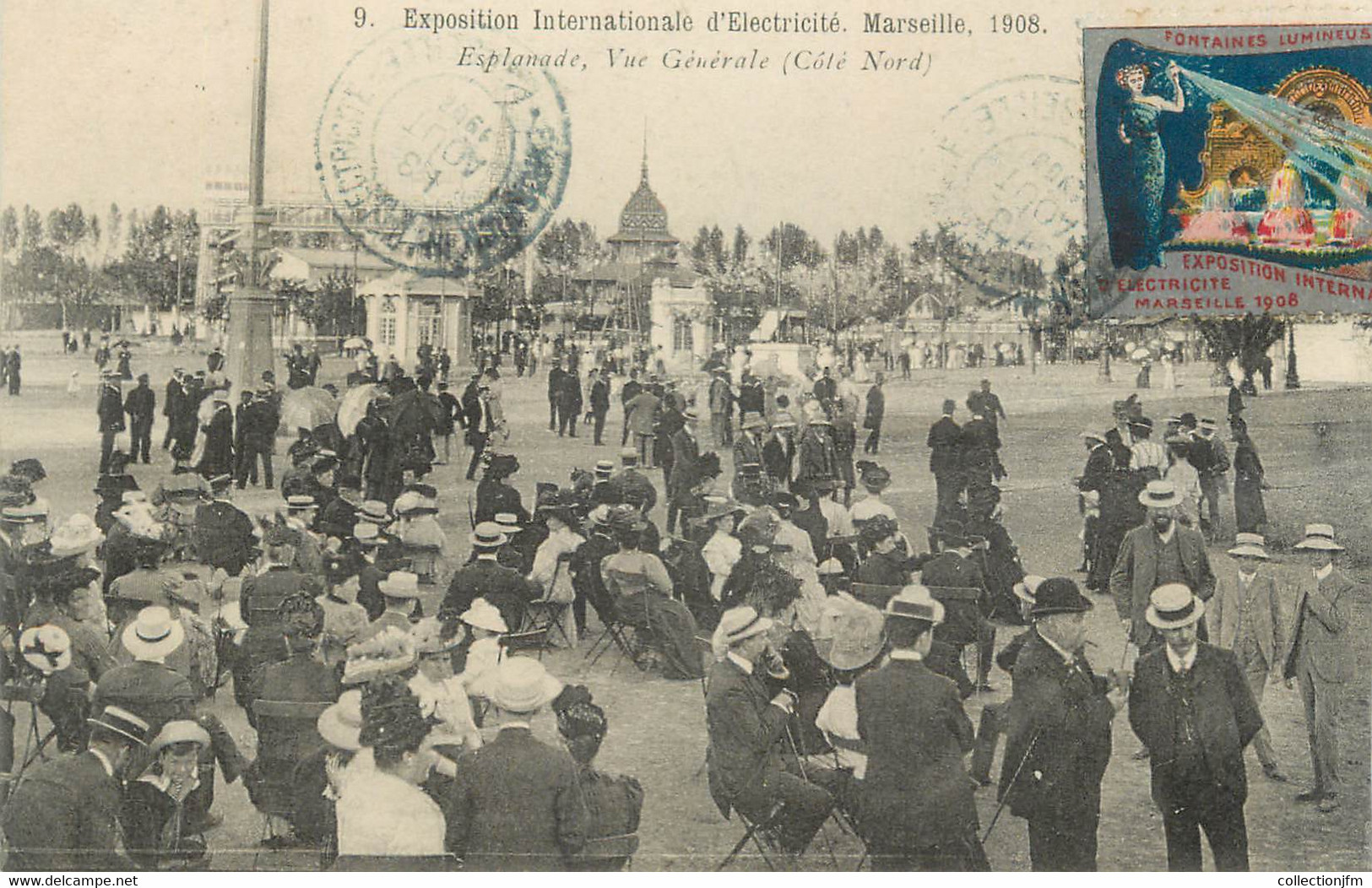 CPA FRANCE 13 " Marseille, exposition d’électricité 1908 "