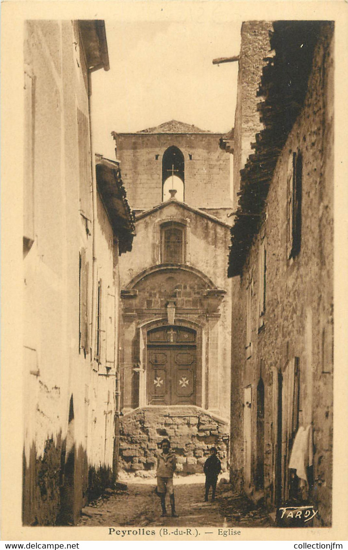 CPA FRANCE 13 " Peyrolles, Eglise"