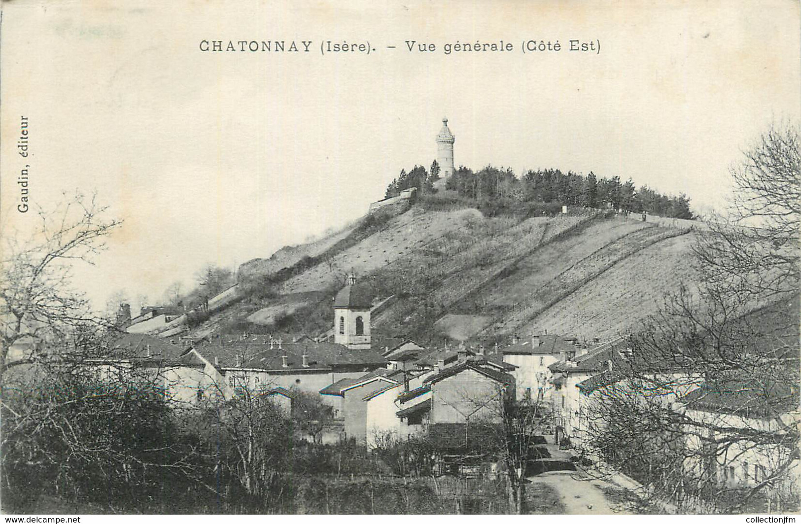 CPA FRANCE 38 " Châtonnay, Vue générale".