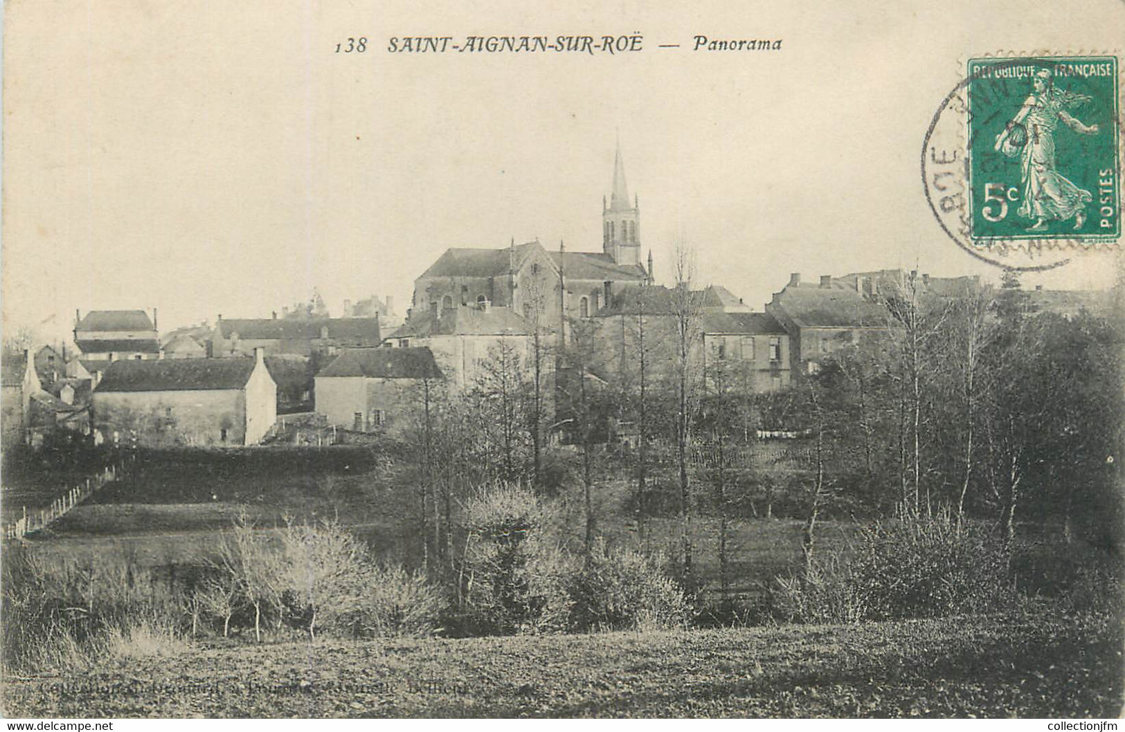 CPA FRANCE 53 "Saint Aignan sur Roë, panorama"