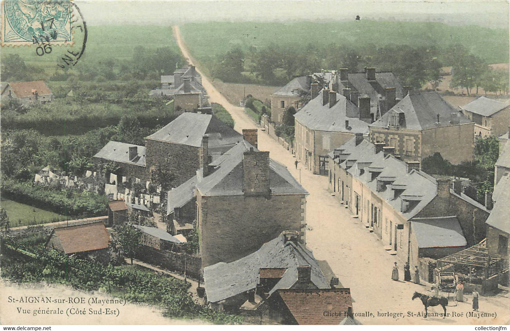 / CPA FRANCE 53 "Saint Aignan sur Roe, vue générale"